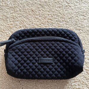 Vera Bradley Quilted Black Pouch